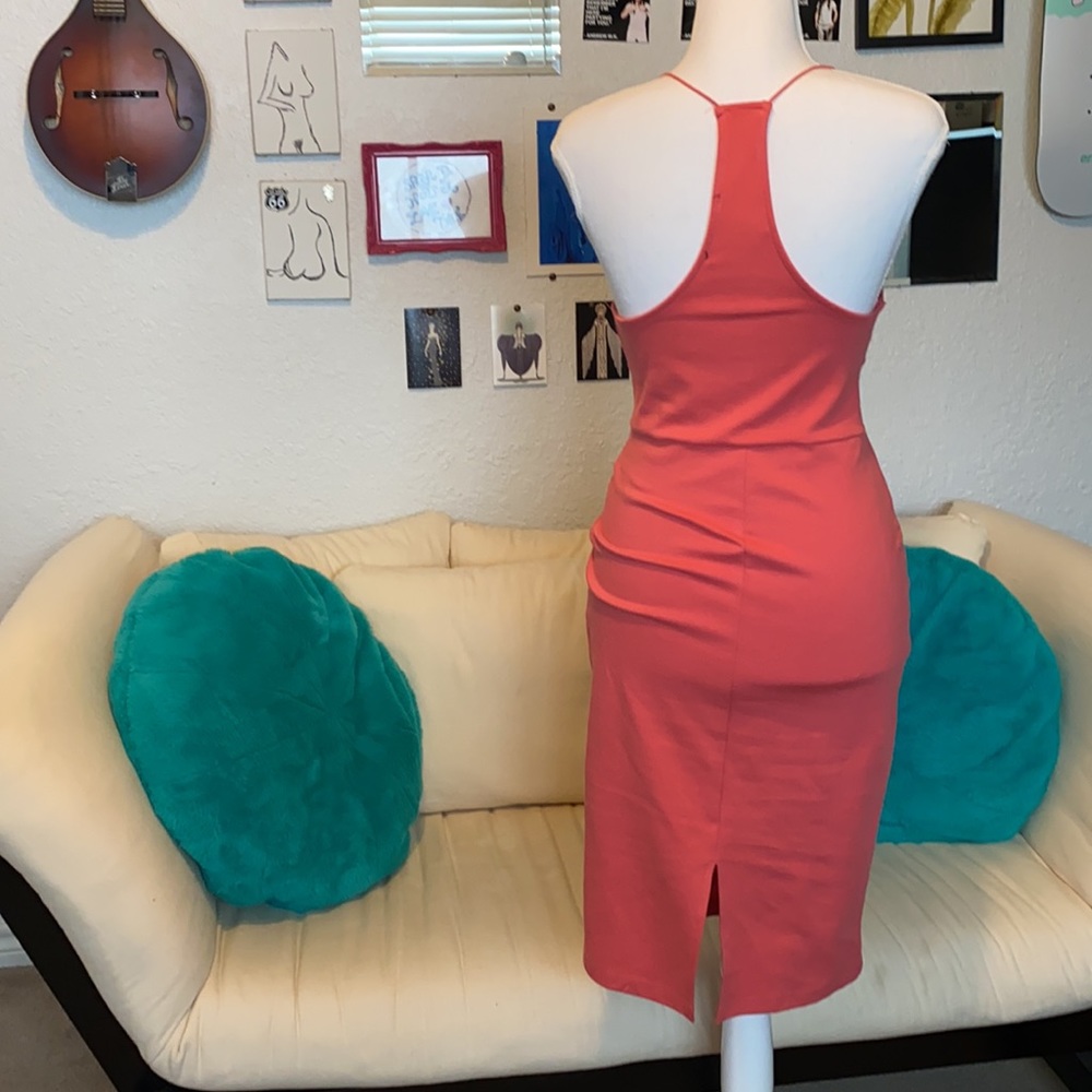 Rose Knit Razorback Body Con - Picture 3 of 6